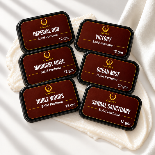 Omora Solid Perfume Discovery Set of 6 | Rakhi Gift Offer – B3G3 Free