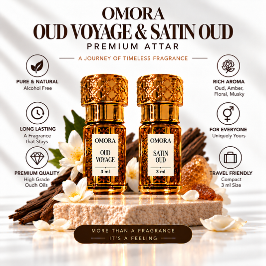 Luxury Modern Oudh Attar Combo – Buy 1 Get 1 FREE