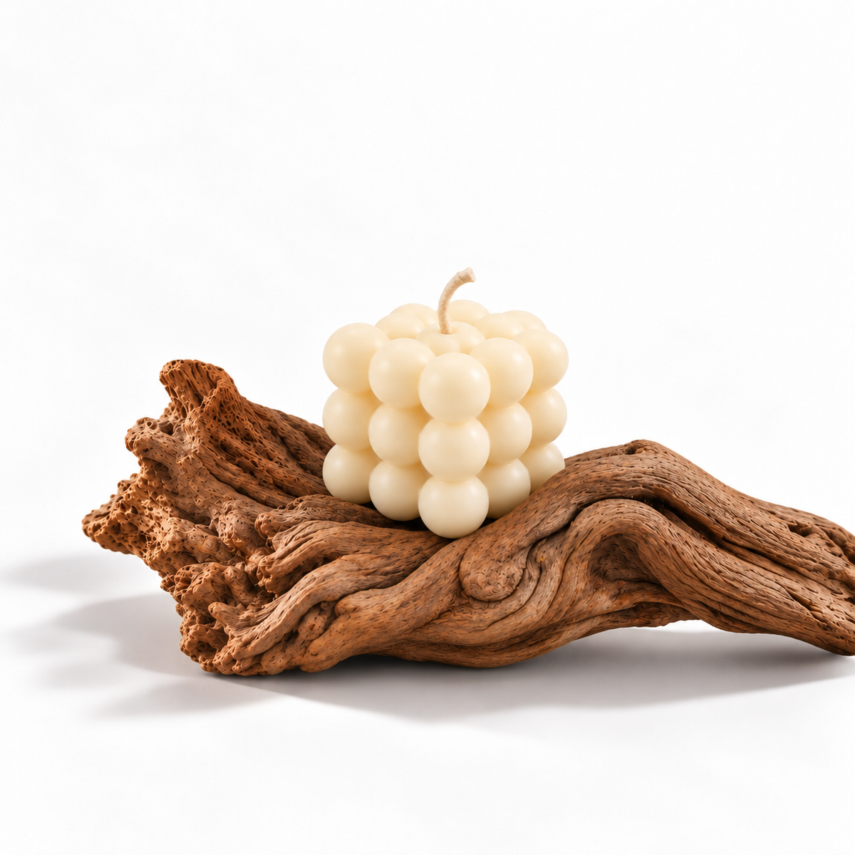 White bubble candle (combo of 4)