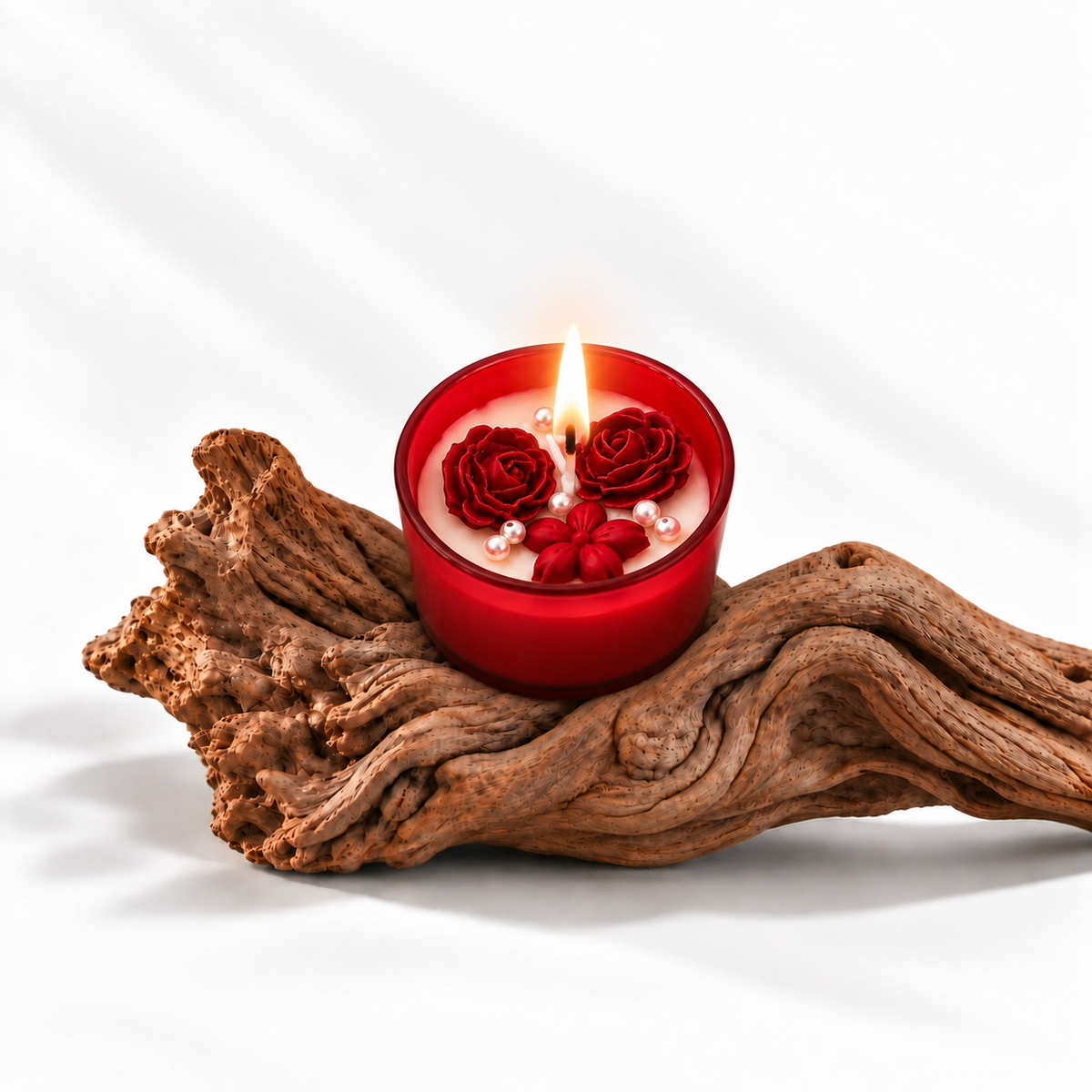 rose jar candle (pack of 2)
