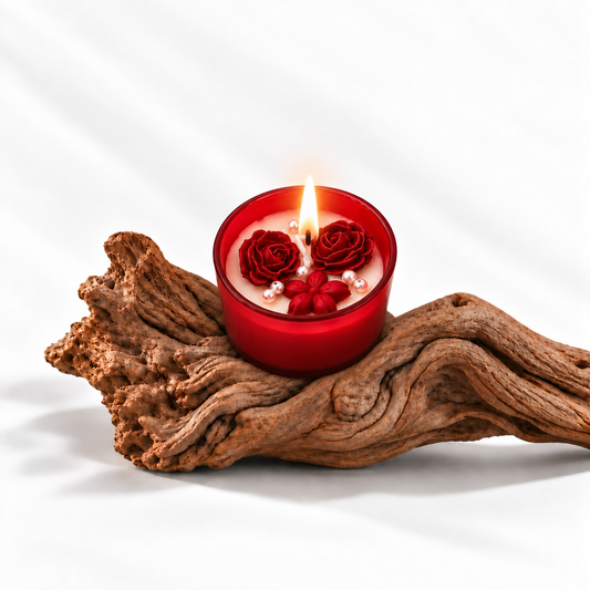 rose jar candle (pack of 2)