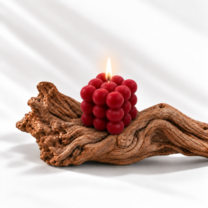 Red Bubble candle (pack of 2)