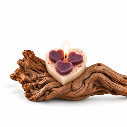 Purple heart candle (combo of 4)