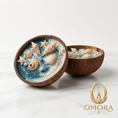 Coconut Shell Sea Candle Pack of 2 - Elevate Every Moment Infographic